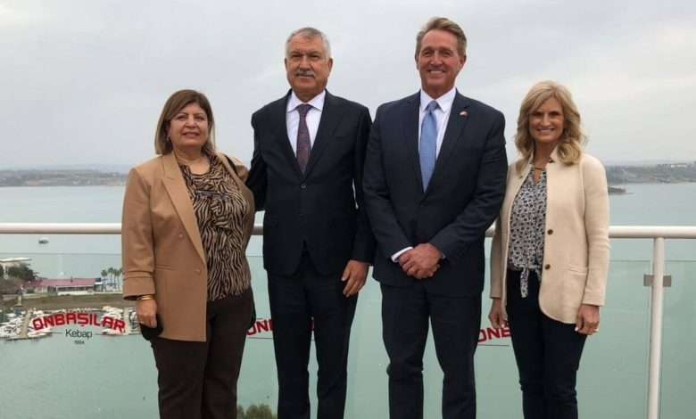 Yeni Büyükelçi Jeff Flake Adana Ziyaretinde Başkan Zeydan Karalar İl Bir Araya Geldi!