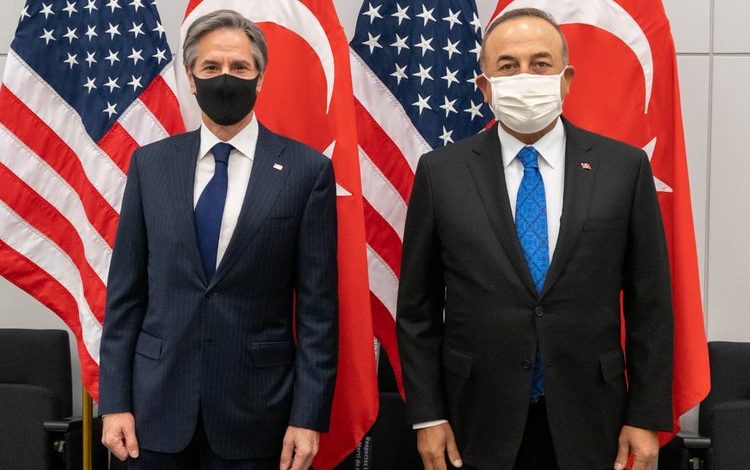 ABD Dışişleri Bakanı Blinken ile Türkiye Dışişleri Bakan Çavuşoğlu görüşme gerçekleştirdi