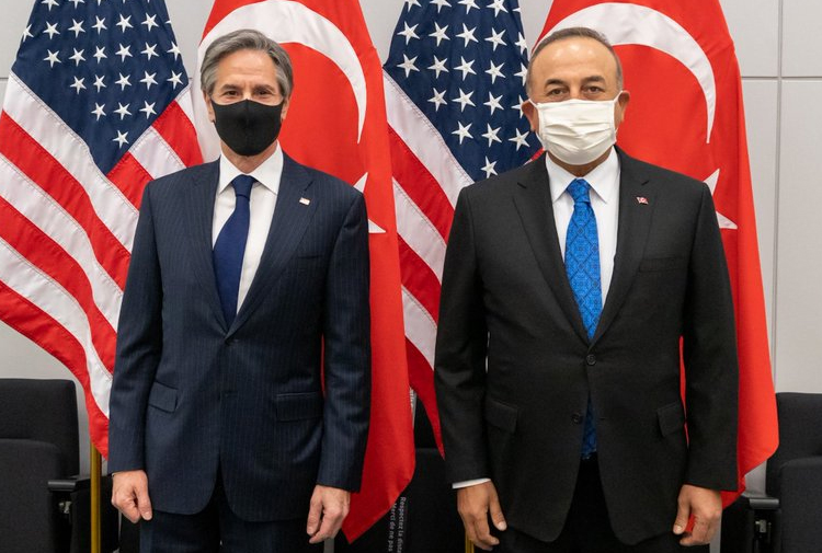 ABD Dışişleri Bakanı Blinken ile Türkiye Dışişleri Bakan Çavuşoğlu görüşme gerçekleştirdi