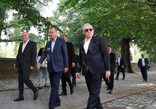 Cumhurbaşkanı Erdoğan Central Park'ta Yürüyüşe Çıktı