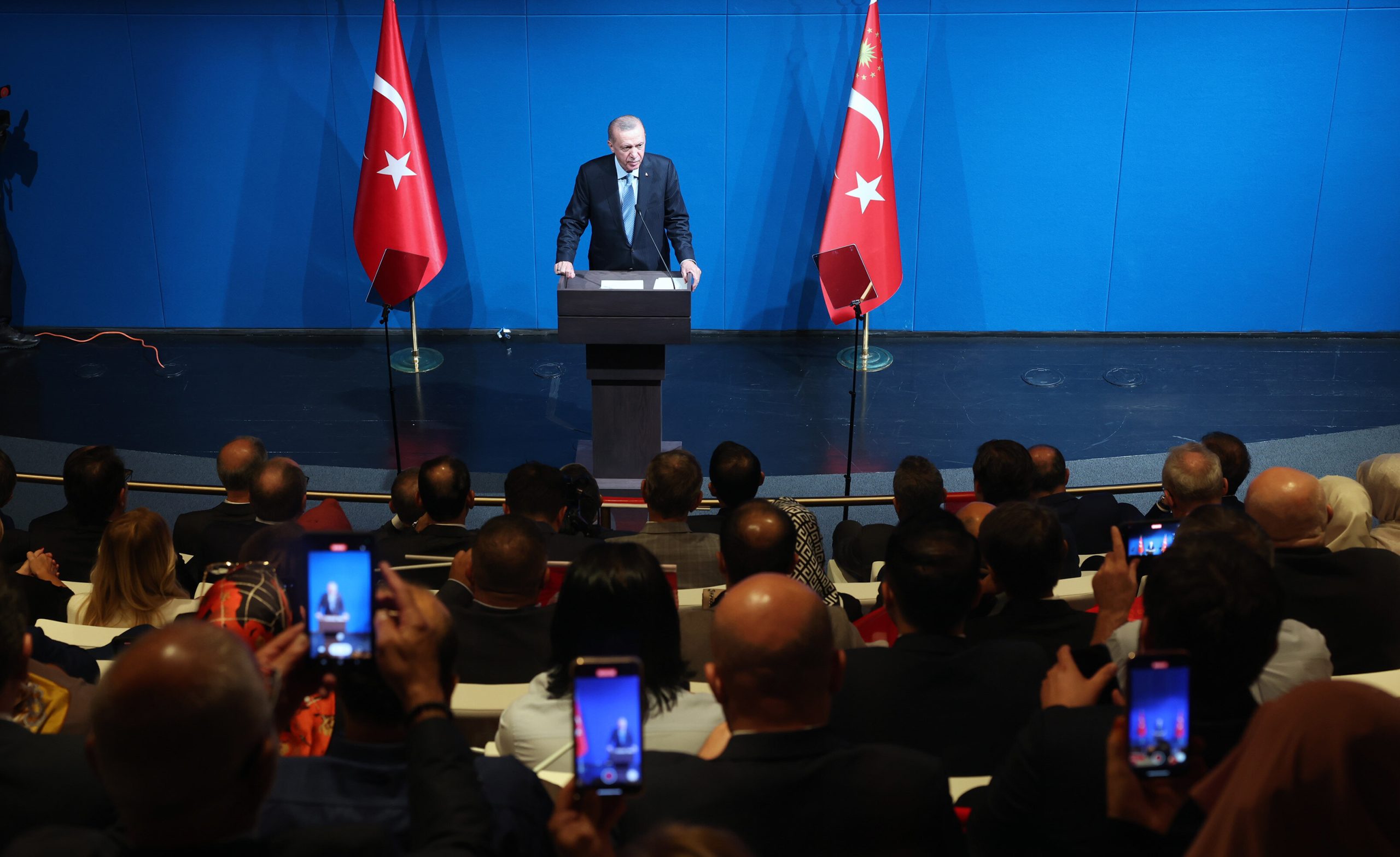 Erdoğan ABD'de Yaşayan Türklerle Bir Araya Geldi