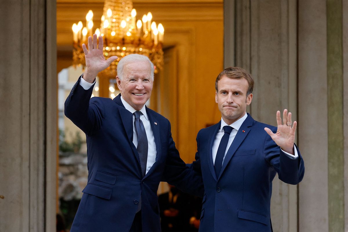ABD Başkanı Joe Biden İle Fransa Cumhurbaşkanı Macron Ukrayna ve Çin Meselesini Görüştü