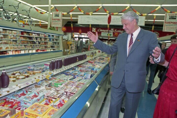Boris Yeltsin'in Rusya'da Sosyalizmi Bitirmesine Neden Olan ABD Market Ziyareti!