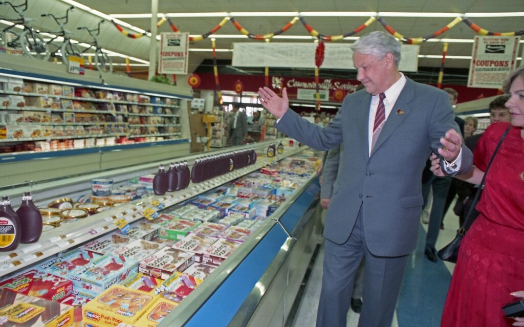 Boris Yeltsin'in Rusya'da Sosyalizmi Bitirmesine Neden Olan ABD Market Ziyareti!